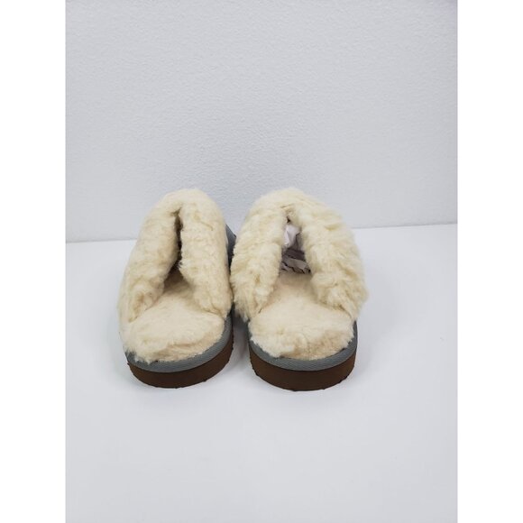 AZ Essentials Women's Fluffy Slipper Mules‎ in Gray - Size 7 - Picture 4 of 9
